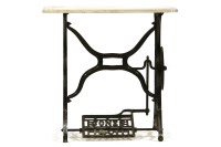 Lot 430 - A Jones & Co cast iron table