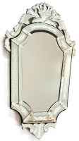 Lot 424A - A large Venetian design wall mirror