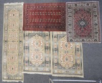 Lot 439 - Five Persian rugs