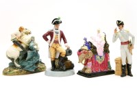 Lot 228 - Four Royal Doulton porcelain figures