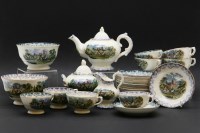 Lot 275 - A 19th century pottery child's tea service