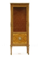 Lot 529 - A mid 20th century French walnut kingwood and gilt metal mounted vitreen