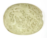 Lot 168 - A Chinese jade carving