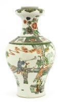 Lot 78 - A Chinese famille verte vase