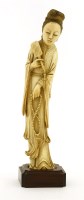 Lot 302 - A Chinese ivory figure