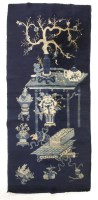 Lot 377 - A Chinese pictorial rug