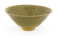 Lot 13 - A Chinese Yaozhou ware celadon bowl