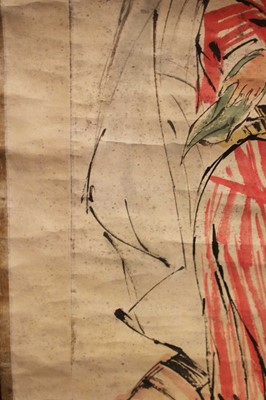 Lot 210 - A Chinese hanging scroll