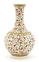 Lot 570 - A Chinese famille rose vase