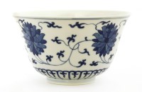 Lot 66 - A Chinese blue and white bowl