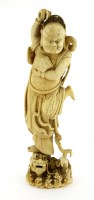 Lot 311 - A Chinese ivory carving