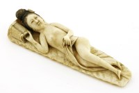 Lot 313 - A Chinese ivory carving