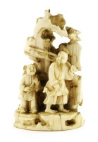 Lot 314 - A Chinese ivory carving