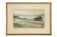 Lot 388 - Janet Cree 
EVENING ON THE ORWELL
signed l.r.
gouache on paper
23 x 35 cm