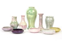 Lot 379 - Moorcroft lustre wares: four vases