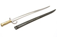 Lot 416A - A French Chassepot bayonet and scabbard