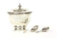 Lot 229 - A silver tea caddy by Charles & Richard Comyns