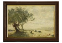 Lot 482 - Kenneth Denton
CATTLE GRAZING
Signed l.l.