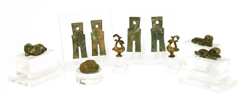 Lot 232 - A collection of Chinese bronze artefacts