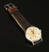 Lot 453 - A gentlemen's stainless steel Omega mechanical strap watch