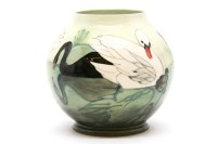 Lot 320 - A Moorcroft Collectors Club 'Swan' vase