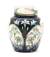 Lot 311 - A Moorcroft 'Midnight Blue' ginger jar