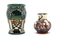 Lot 313 - Two Moorcroft vases