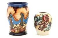 Lot 319 - Two Moorcroft trial vases