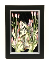 Lot 303 - A Moorcroft 'House of Flowers' plaque