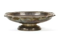 Lot 230 - A silver presentation bowl of shallow form