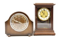 Lot 363A - An Edwardian mahogany cased mantel clock