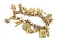 Lot 145 - A 9ct gold hollow twisted trace link bracelet