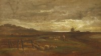 Lot 619 - Attributed to John Linnell (1792-1882)
RETURNING HOME
Oil on card
10 x 19cm