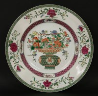 Lot 340 - A Chinese famille rose charger