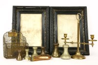 Lot 406 - A set of brass bell weights bronze