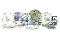 Lot 401 - A collection of plates