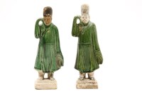 Lot 279 - Two Chinese pottery figures