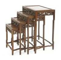 Lot 426 - A Chinese nest of tables