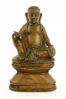 Lot 497 - A Burmese bronze Buddha
