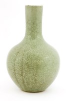 Lot 110 - A Chinese celadon vase