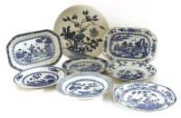 Lot 687 - A Chinese blue and white plate