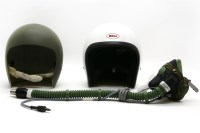 Lot 170 - A US Sierra Parachutist Bone Dome style helmet