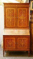 Lot 652 - An Epstein style Italianate bureau bookcase