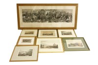 Lot 532 - NAPOLEONIC PRINTS/  WATERLOO: 8 mounted