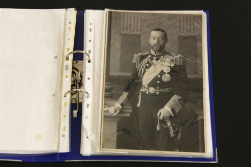 Lot 4 - SIGNED ROYALTY: A collection of 17 mainly autograph letters signed