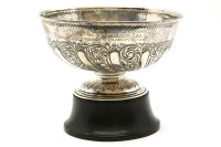 Lot 257 - A silver presentation bowl