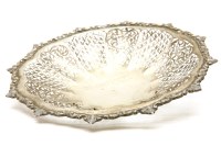Lot 254 - A Continental silver shallow bowl