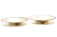 Lot 256 - A pair of Continental silver circular dishes