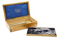 Lot 272 - A late 19th century/early 20th century Stanley oak cased drawing set