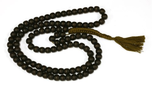 Lot 363 - A string of Chinese wooden beads